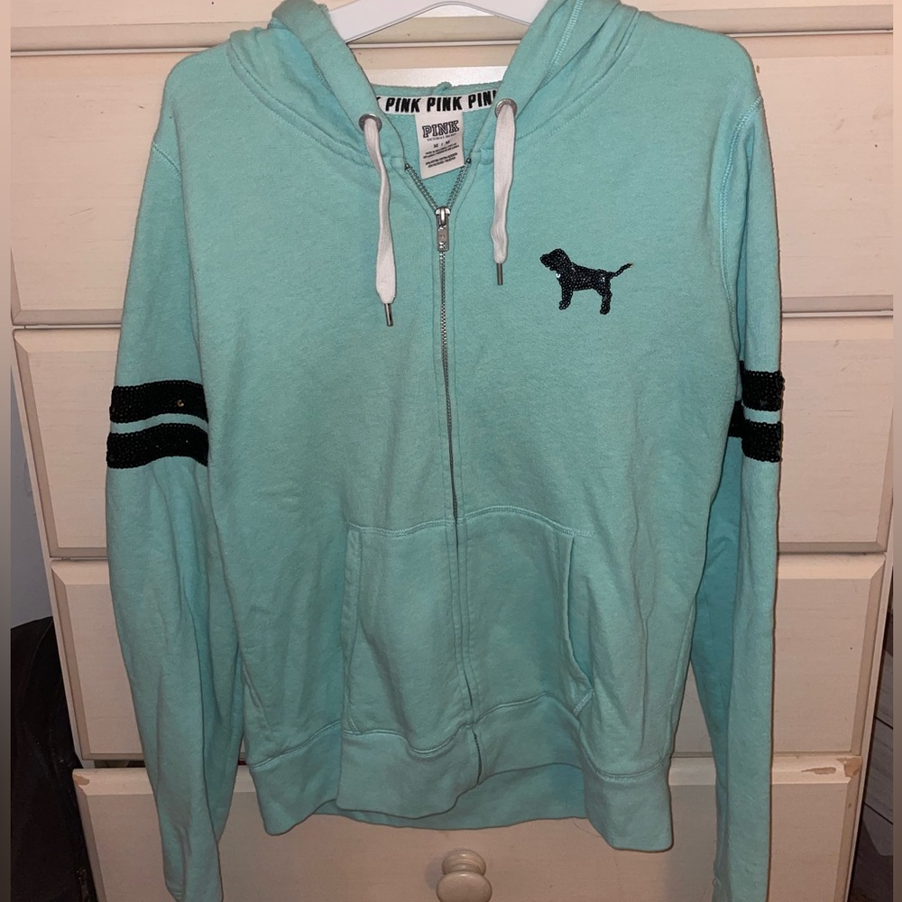 victoria's secret pink zip up